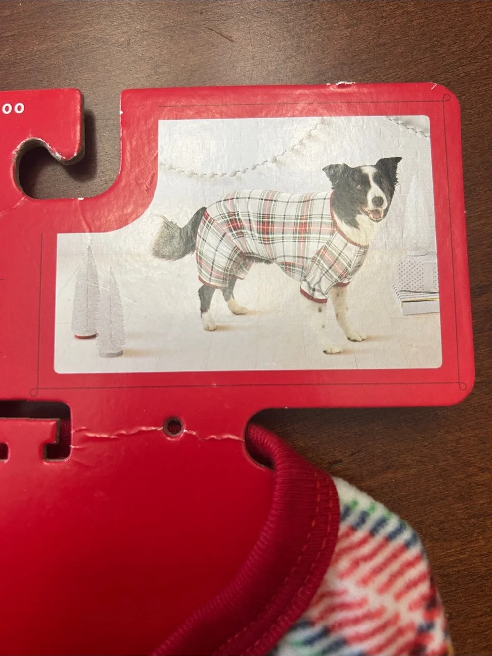Wondershop Red & White Plaid Dog Pajamas